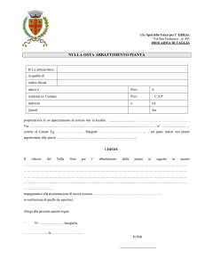 Modulistica - Comune di Taggia