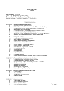 Piano di lavoro - IPSIA " L. Battista Alberti "