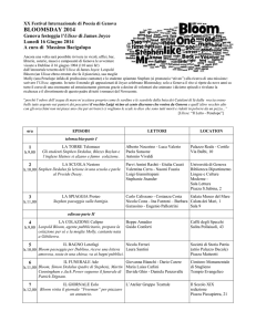 Programma - Dipartimento di Lingue e Culture Moderne