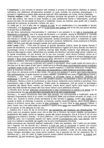 L`empirismo è una corrente di pensiero anti innatista e avversa al