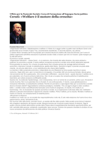 Ufficio per la Pastorale Sociale: Corso di Formazione all`Impegno