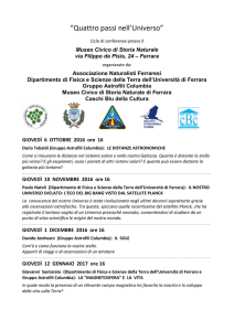Quattro passi nell`Universo