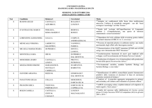 Correlatori - Dipartimento di Biologia
