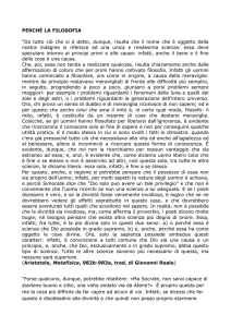 Testi sullo scopo della Filosofia