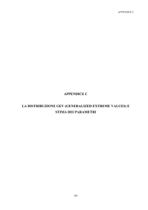 C.1 La distribuzione GEV