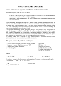MOTO CIRCOLARE UNIFORME Allora: la prof. ha fatto una