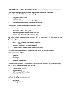 Test di verifica situazione iniziale