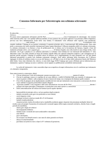 consenso scleromusse - Dr Gaspare Andrea Gerardi