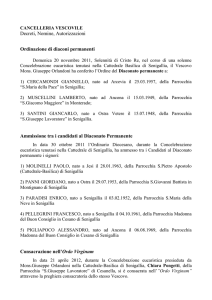 cancelleria vescovile - Diocesi di Senigallia