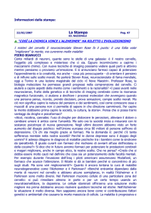 Informazioni dalla stampa: a. "COSÌ LA CHIMICA VINCE L