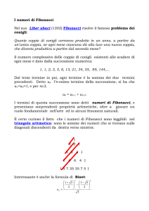 I numeri di Fibonacci