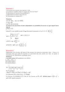 Esercizio 1 - statistica@unimib