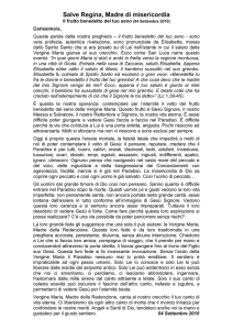 Salve Regina, Madre di misericordia