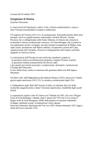 Congresso di Vienna 24 ottobre
