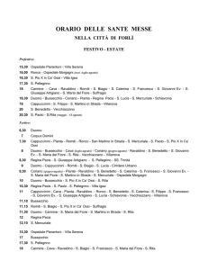 orario delle sante messe