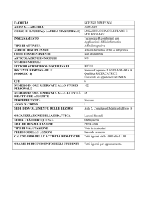 facoltà - UNIPA-Offerta Formativa