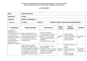 scheda di programmazione disciplinare per la certificazione