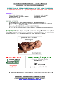 Opera Salesiana Sacro Cuore – Catania/Barriera Oratorio Centro