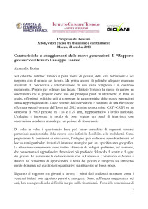 Caratteristiche e atteggiamenti delle nuove