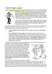 Appuntamento settimanale con la metafisica