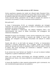 Forse dalla scienza un 2011 diverso Anche quest`anno sessanta dei