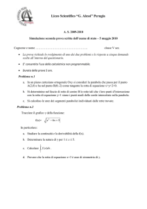 Simulazione Seconda Prova 09-10