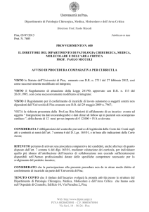 Dipartimento di Patologia Chirurgica, Medica, Molecolare e dell