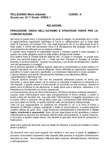 Relazione su attività AUTISMO
