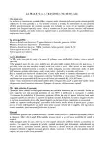 LE MALATTIE A TRASMISSIONE SESSUALE Che cosa sono Le