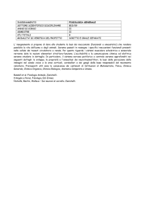 fisiologia generale - Corso di Laurea in Biologia