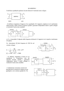 quadripoli adattamento d`impedenza