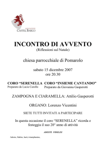 incontro di avvento