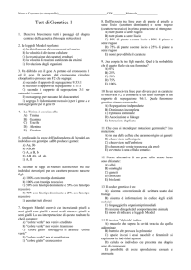 Test di Genetica