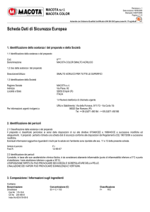 Scheda Dati di Sicurezza