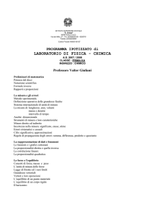 ISTITUTO SUPERIORE STATALE "A. Greppi" MONTICELLO (LC