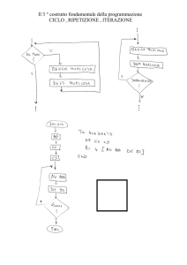 Il 3 ° costrutto fondamentale della programmazione