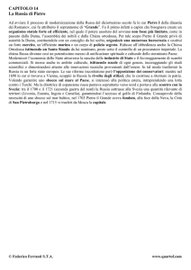 La Russia di Pietro