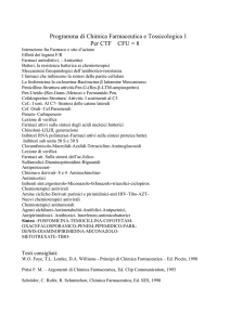 Programma di Chimica Farmaceutica e
