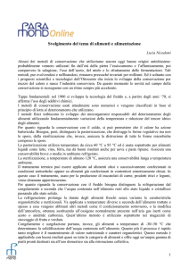 TEMA DI ALIMENTI E ALIMENTAZIONE