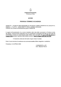 rettifica - Comune di Pontedera