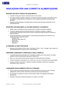 indicaz. per una corretta alimentaz. -6-