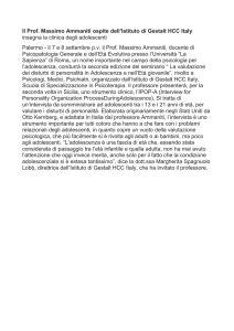 Il Prof. Massimo Ammaniti ospite dell`Istituto di Gestalt HCC Italy