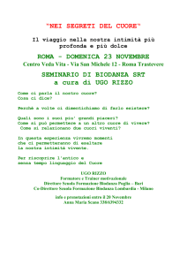 “NEI SEGRETI DEL CUORE “