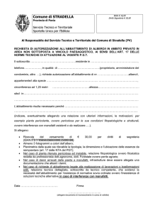 domanda abbattimento alberi