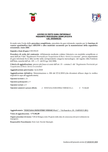 mediante procedura semplificata