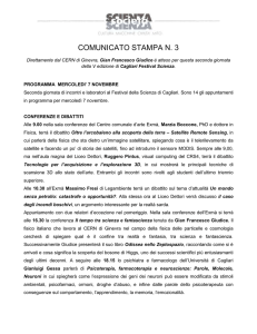 COMUNICATO STAMPA