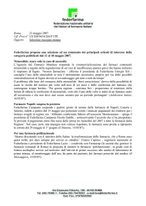 Roma - Federfarma Nuoro