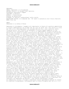 www.matura.it PERCORSO: GRECO: Demostene e le Filippiche