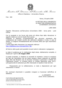 lettera - Statistica MIUR