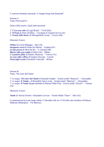 V concorso biennale nazionale “L`insigne borgo